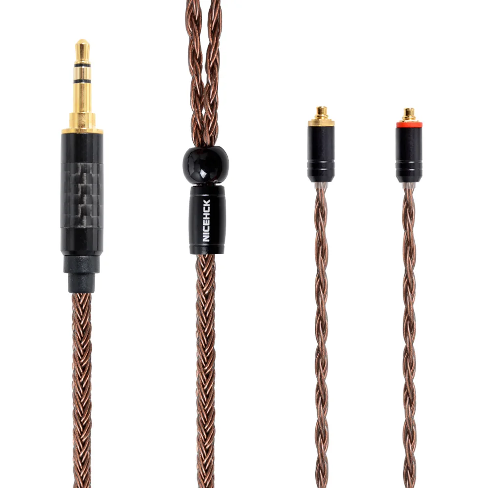 NiceHCK 16 Core High Purity Copper Earphone Cable 3.5/2.5/4.4mm Plug MMCX/2Pin  For TFZ TRNV90 ZSX CCAC12 NiceHCK F3/NX7 Pro/DB3