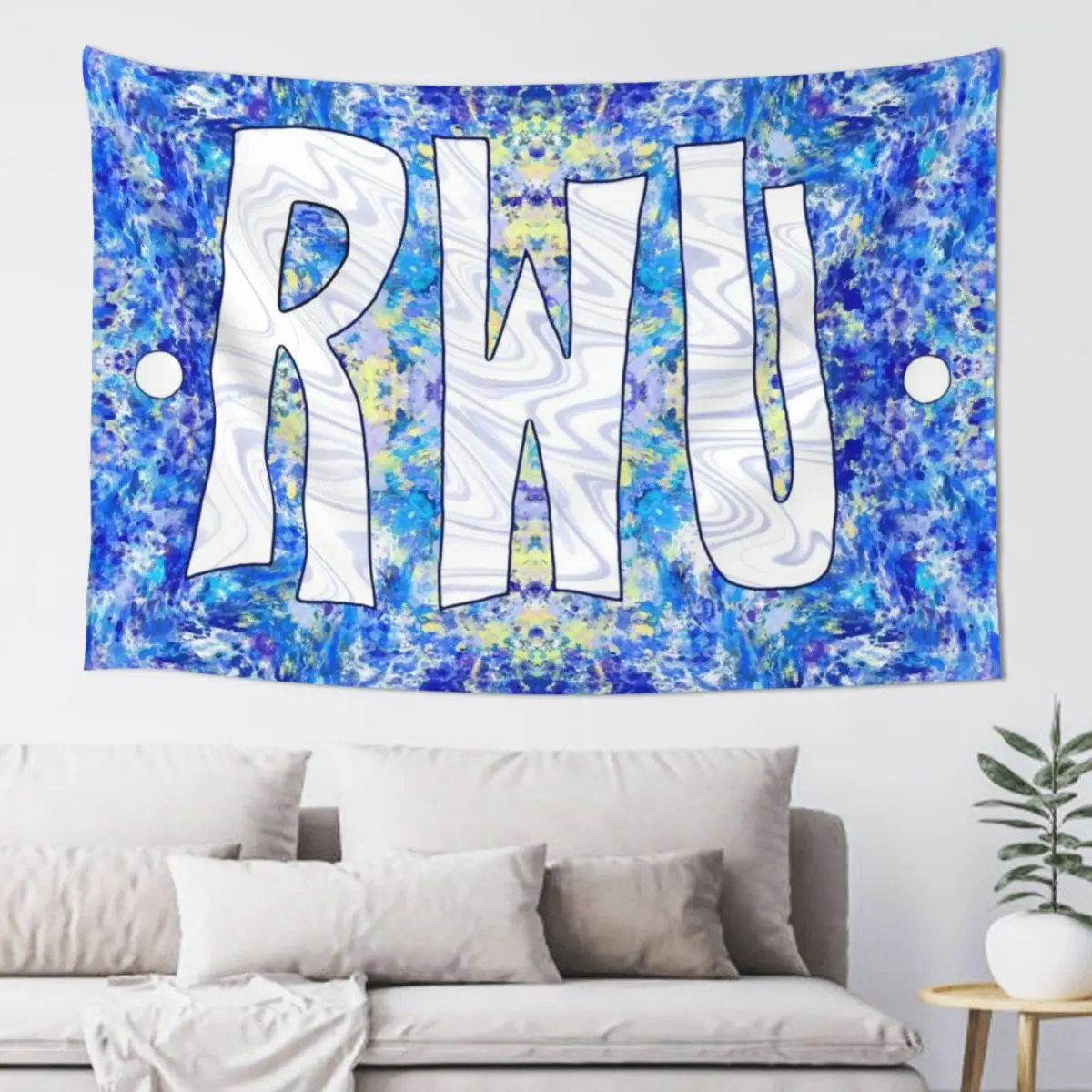 

RWU funky fresh waves Tapestry Home Decor Accessories Things To The Room Home Decorations Wall Coverings Tapestry