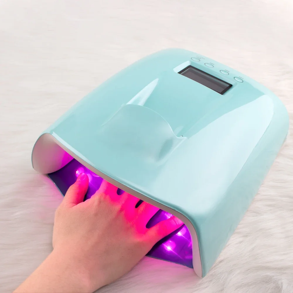 2021 new arrival 60w led uv nail lamp gel uv led li battery cordless nail lamp