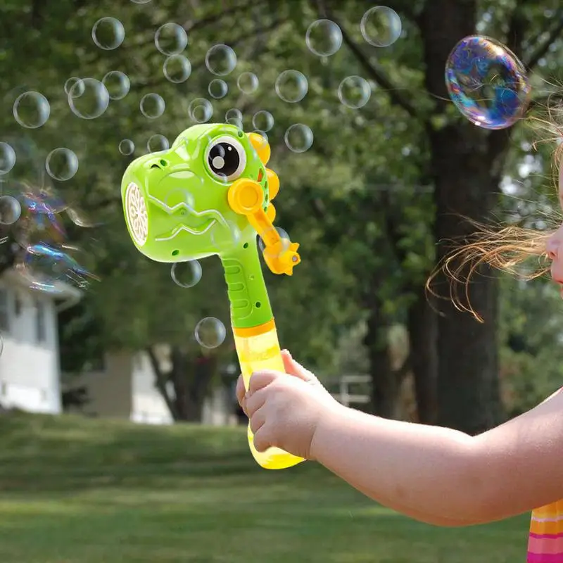 Hand Bubble Wand Bubble Wand Multiple Holes Blowing Toy Party Favor Cartoon Design Bubble Wand With Solution Summer Toy For Kids