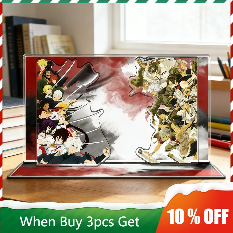 

Hell's Paradise: Jigokuraku Combination Acg Stand Gabimaru Figure Standing Plate Yui Figurine Acrylic Stand Aza Chōbei Toys Gift