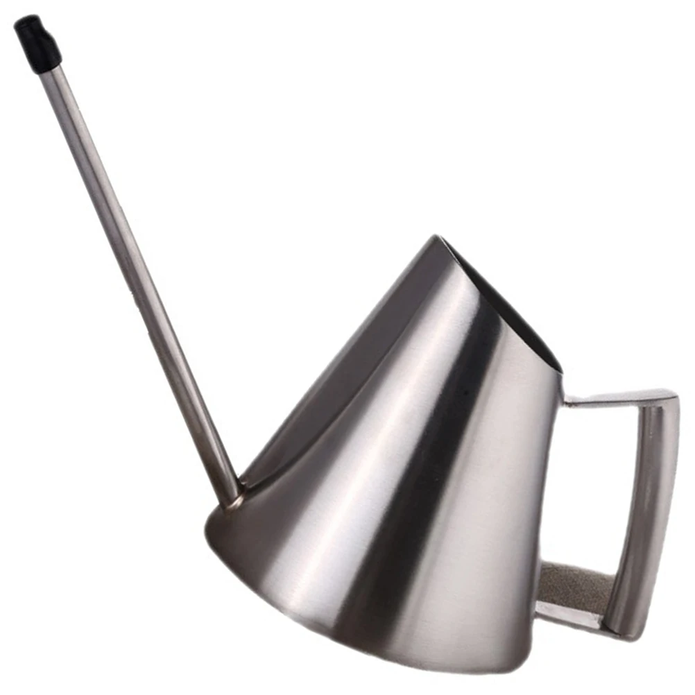 

Stainless Steel Garden Watering Can Durable Metal Long Spout Ergonomic Handle for Indoor Outdoor Plants Flowers