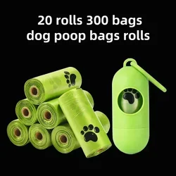 300 Count Dog Poop Bags Rolls,Leakproof Strong Sturdy Poop Bags for Dogs Doggie Cat Pets,Large Dog Waste Trash Bags Garbage Bag