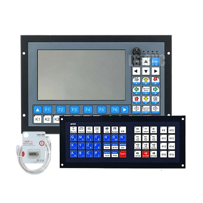 Cnc Controller Ddcs-Expert 3/4/5 Axis Motion Control System G-Code Offline Plc With Atc Extended Keyboard To Replace Ddcsv3.1