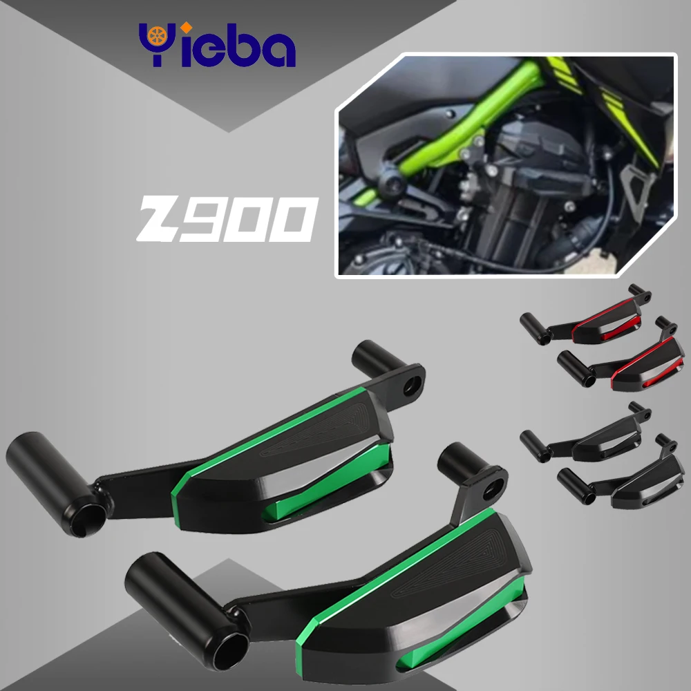 

Motorcycle Engine Falling Cover Crash Pads for Kawasaki Z900/ZR900F 2017~2024 Frame Protector Sliders Stator Guard Accessories