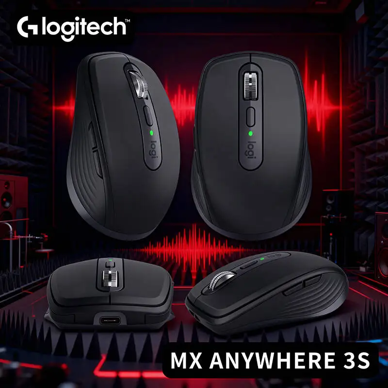 

Brand New Logitech MX Anywhere 3S, Ultra-Quiet Magnetic Clicks, Fast & Quiet Scrolling, Long Battery