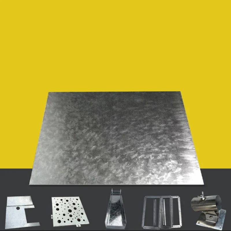 0.8mm Thickness Galvanized Iron Sheet White Iron Plate Metal Foil Science Lab Accessories For Punching Laser Cutting