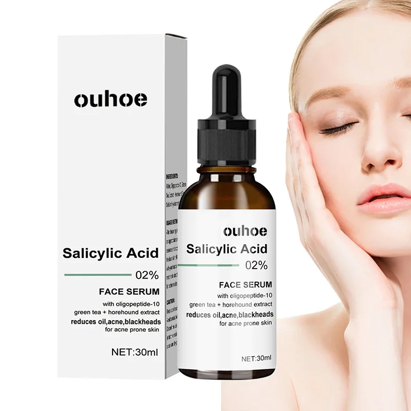 30ml Salicylic Acid Delicate Pore Facial Essence Hydrating Moisturizing Gentle Care Shrinking Pore Water Light Beauty Face Serum