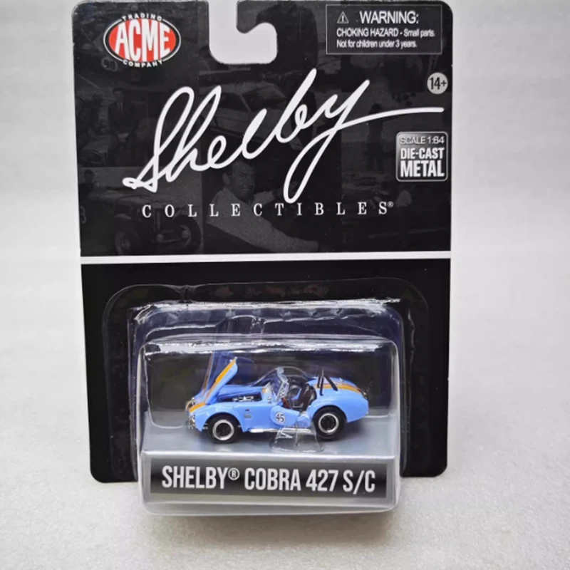 ACME 1:64 SHELBY COBRA 427 S/C Simulation Alloy Car Model Classics