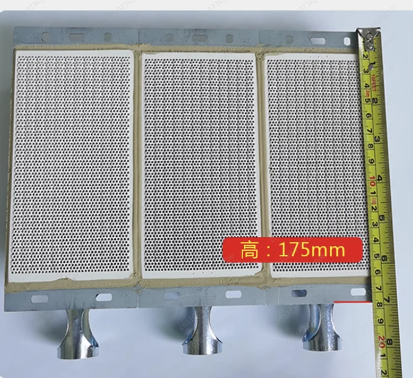 Gas heater heating table accessories, oven burning plate, three-piece infrared burner ceramic plate
