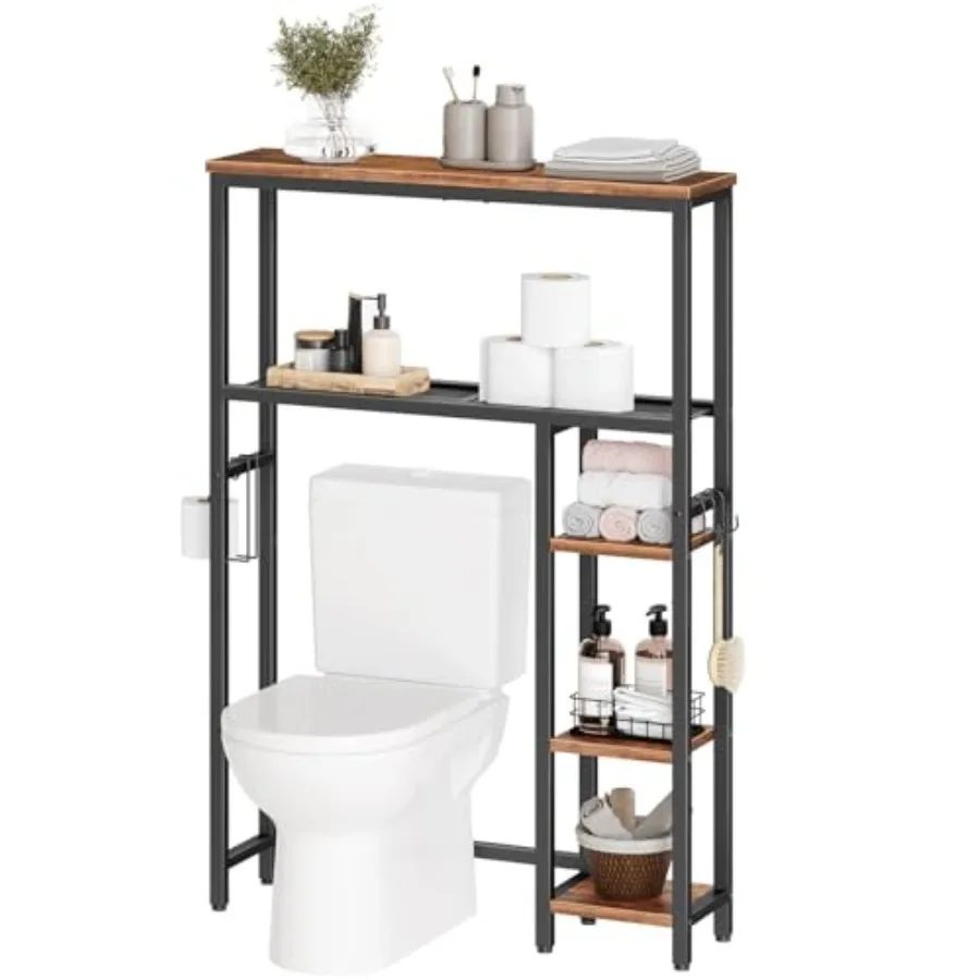 

Over Te Toilet Stora Cainet Freestanding atroom Orgazer wit Toilet Paper older ooks 5-Tier atroom Stora Sees for Laundry Room S