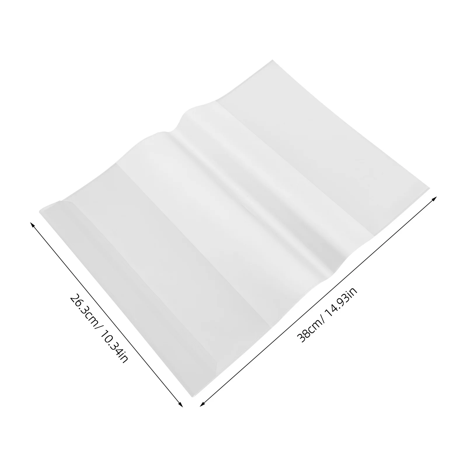 20pcs Transparent Film Protective For Hardcover Notepad Scrapbook Reusable Anti-Scratch Students Book Cover Pouch