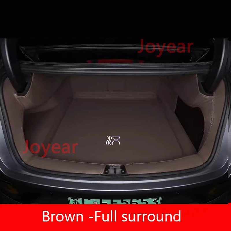 For BYD Han EV DMI 2023 Car All inclusive Rear Trunk Mat Waterproof Carpets Cargo Liner Protectuve Cover Interior Accessories