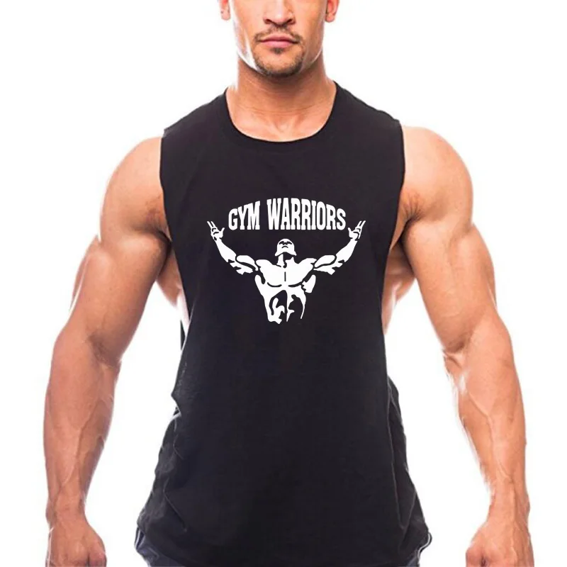 Mens Casual Sport Sleeveless Singlets Gym Bodybuilding Fitness Muscle Tank Tops Open Side Dot Cotton Breathable Summer T-shirts