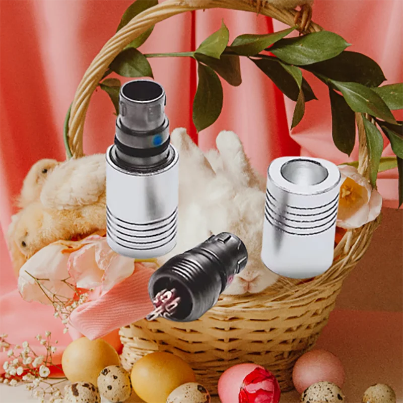 Precision-Machined 7-Pin Adapter Set - OEM Plug for AION/Roxanne 7 Custom In-Ear Monitor Repair​​