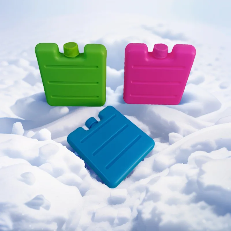 4 mini bolsas de hielo reutilizables, adecuadas para mantener las bebidas frías en loncheras, ideales para actividades de camping y viajes al aire libre