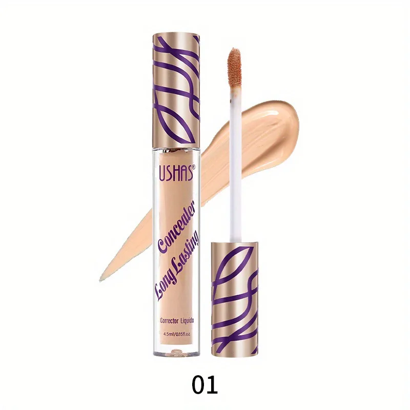 6-color Cream Concealer Waterproof Liquid Concealer Foundation Cream Lasting Makeup Natural Brightening Moisturizing Whitening