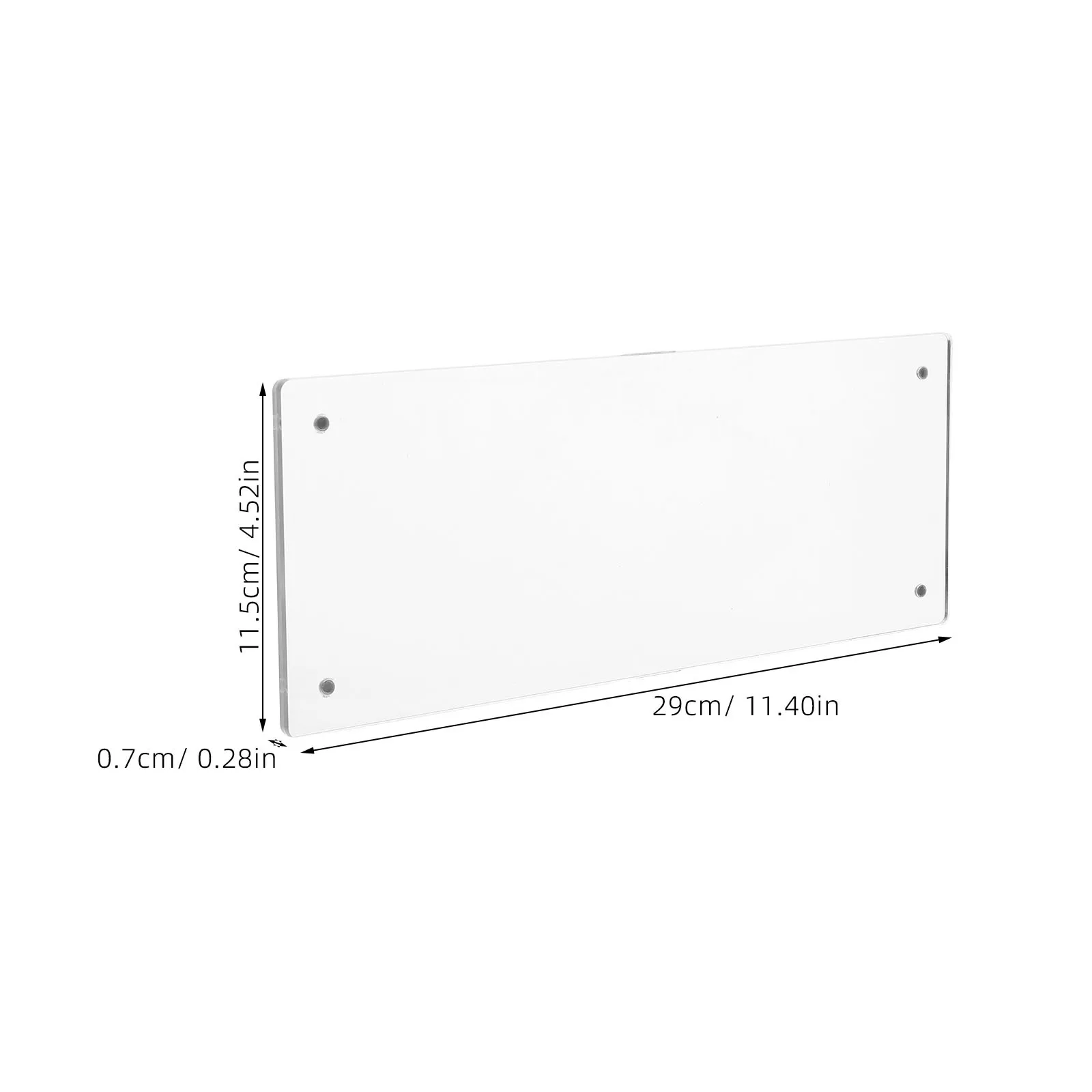 لافتة باب مكتب أكريليك سهلة التنظيف وبطاقات قابلة للتبديل من جانب واحد لأبواب مكاتب الأعمال على الحائط لغرفة الاجتماعات