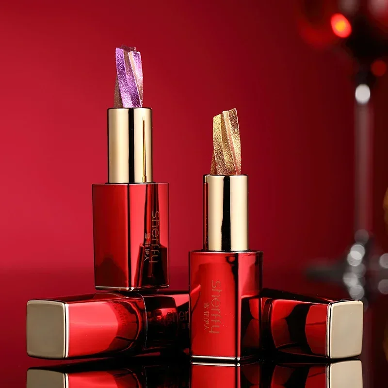 スターリップスティック真珠光沢のあるグリッター保湿ノンスティックカップ長期的な栄養防水シルキースムージングメイクアップ化粧品