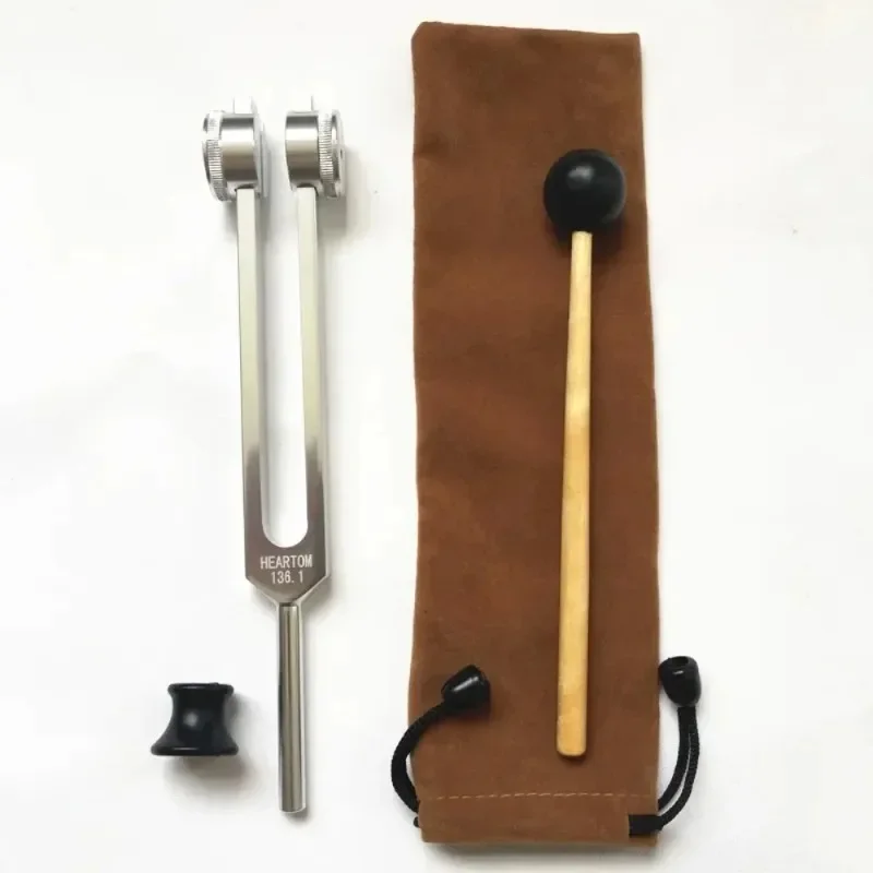 136.1Hz Tuning Fork Weighted Diapason Chakras Tuning Forks Sound Healing Medical Apason Yoga Musical Instrument Percussion