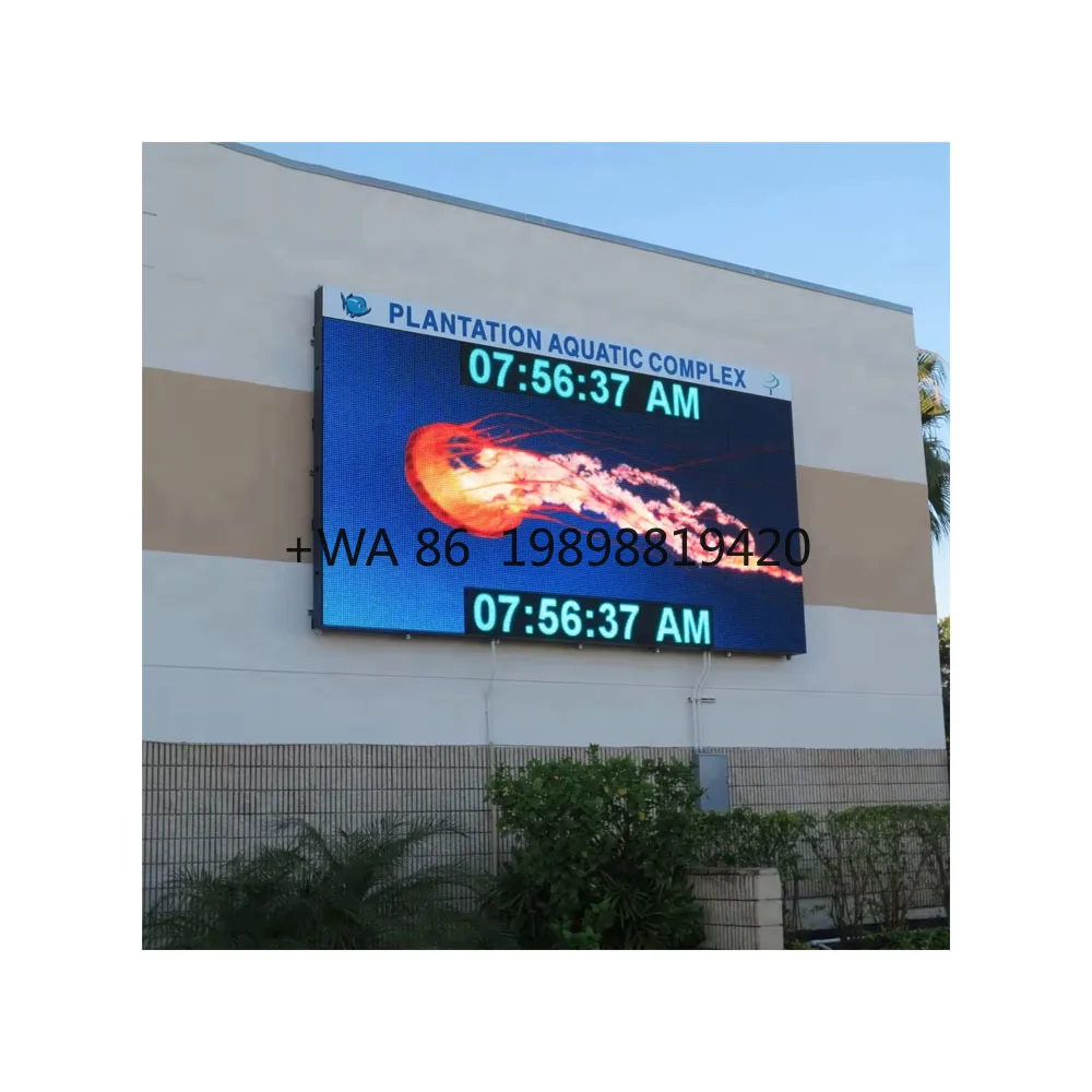 Pantalla LED Digital impermeable P6.67 para exteriores Pantalla LED de publicidad comercial fija SMD Pantalla LED Para Publicidad