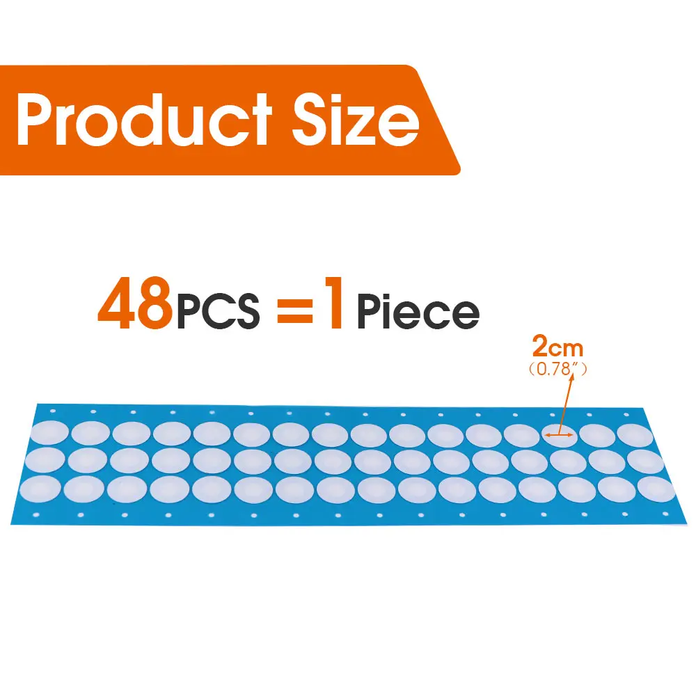 48/96 sztuk ID-20mm filtr syntetyczny naklejka samoprzylepna wodoodporna łatka samoprzylepna oddychająca membrana do uprawy grzybów w ogrodzie