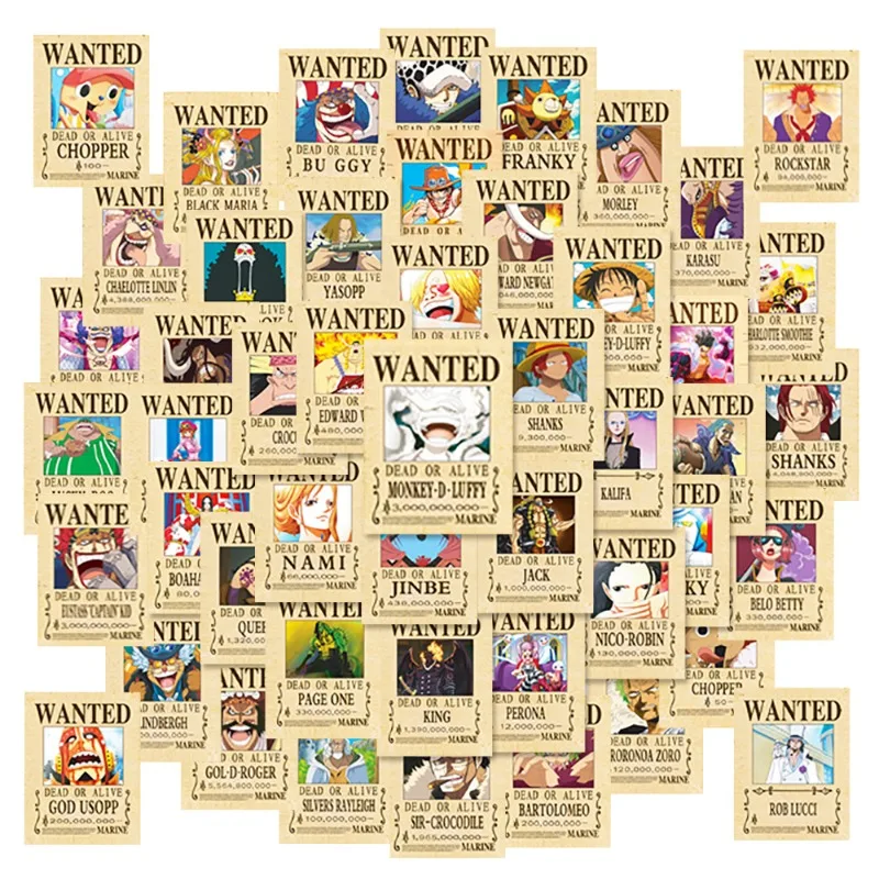 

One Piece Cap Luffy Posters Sticker Anime Figures Zoro Nami Personal Sticker Q Figurals Car Skateboard Decoration Birthday Gifts