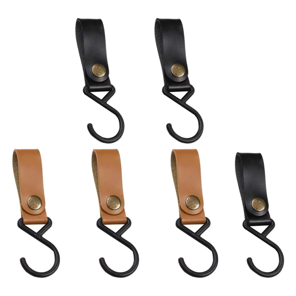 

6Pcs Camping Clothesline Hooks Strap Hook Hangers Camping Hooks Outdoor Hook