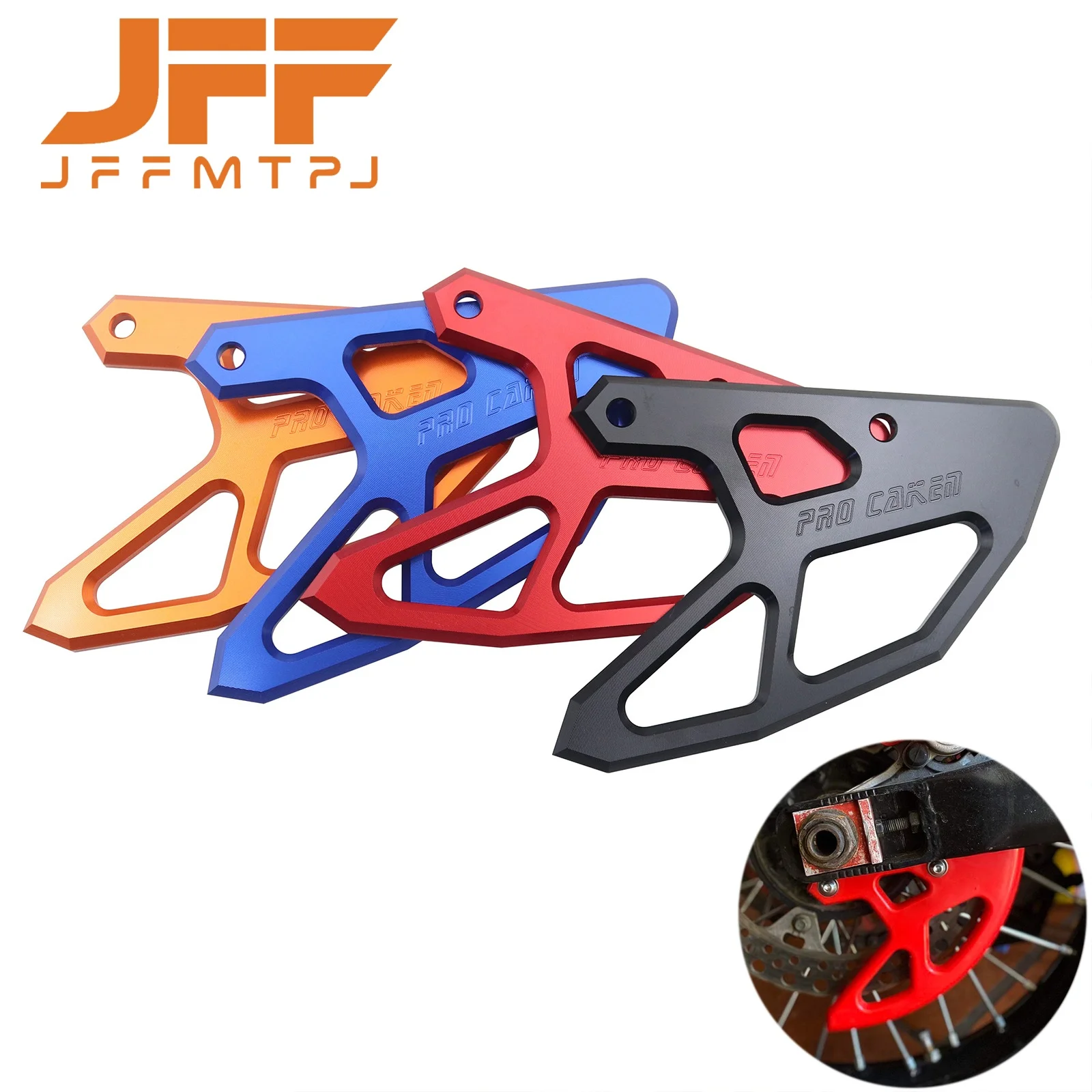 CNC Aluminum Rear Brake Disc Protection Cover For Honda CR125R 250R CRF250X 450X 250RX 450RX 250R 450R 450L CR CRF 2002-2020