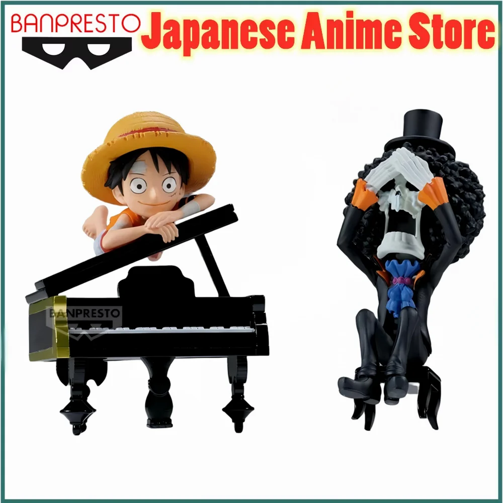

Banpresto One Piece Anime Luffy & Burukku WCF Action Figures Original Anime Figure Model Figurine Collection Toys