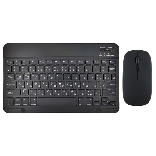 Imagen 2 del producto Teclado inalámbrico Bluetooth ratón ruso español coreano para iPad Xiaomi MiPad Samsung Huawei MatePad tableta portátil IOS Android