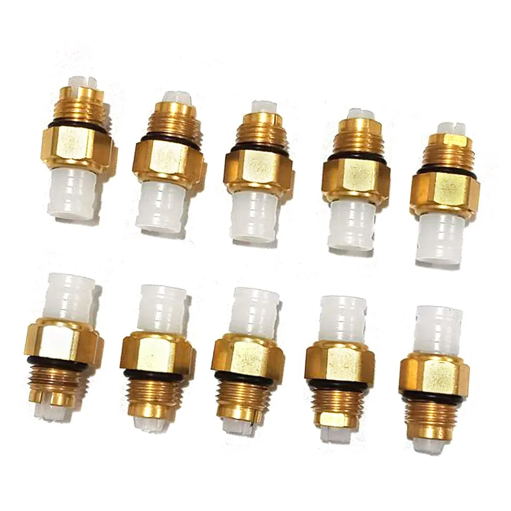 For Q7 VW Touareg Cayenne BMW/Land Rover Discovery Air Suspension Repair Kit Air Valve M10 Air Connector Brass Fittings, 10Pcs