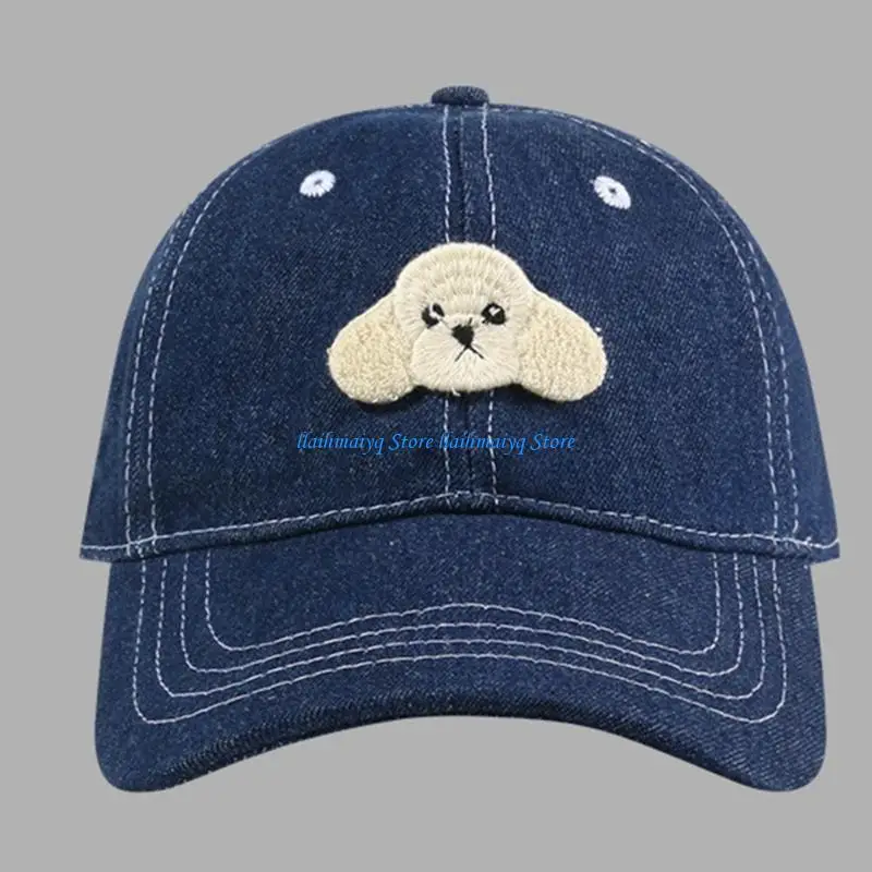 قبعة بيسبول فريدة من نوعها 573B للفتيات في الحفلات الموسيقية تظهر أغطية الرأس وآذان الجرو الجميلة