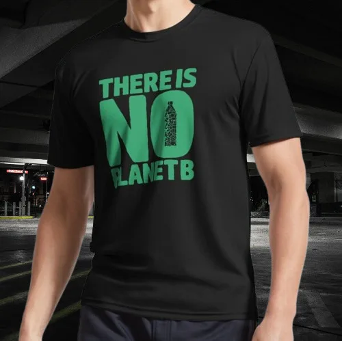 No Planet B Active T-Shirt Funny Logo Tee Men's T-Shirt