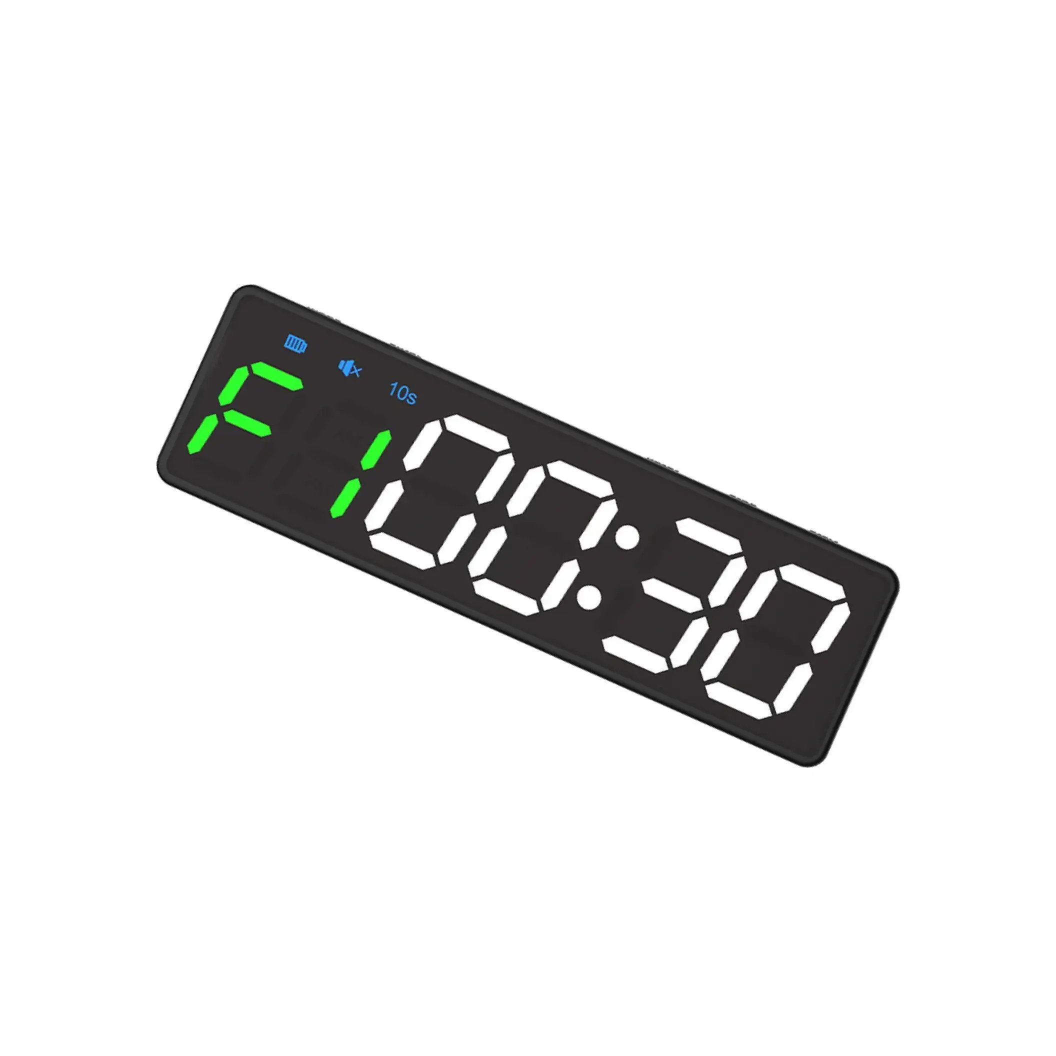 Custom Workout Pattern Impact-resistant Count Up ABS Gym Timer Clock Interval LED Light Weight