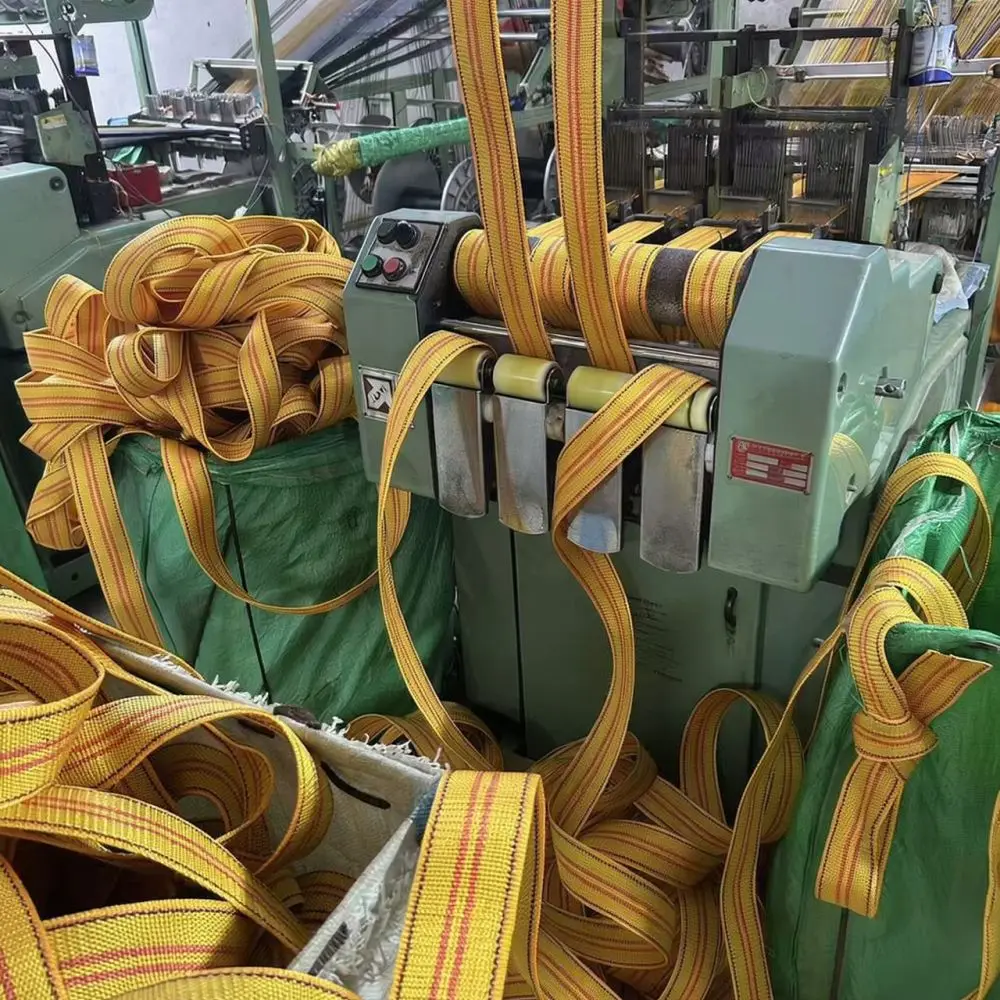 High Load Capacity Cargo Tie Down Strap Wide Woven Belt For Industrial Logistics Freight Security And Transport