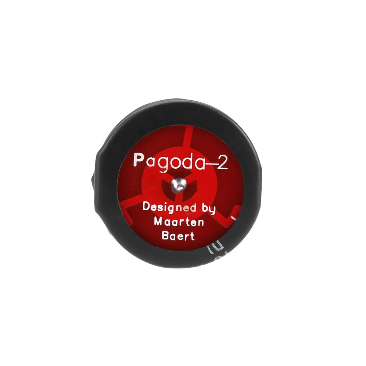 For Pagoda 2 5.8G 5DBi 50W Omnidirectional Omni FPV Flat Panel Pagoda Antenna RHCP SMA/RP-SMA 80Mm(Red Pin)