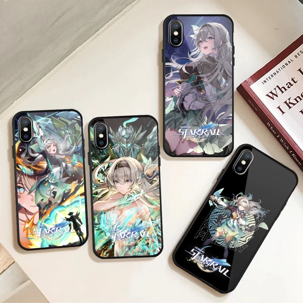 Capa de Telefone Móvel Honkai Start Rail Firefly, iPhone 15, 14, 13, 12, 11, XS, X, 8, 7, 6 Plus, Mini, Pro, máx, SE, 2022