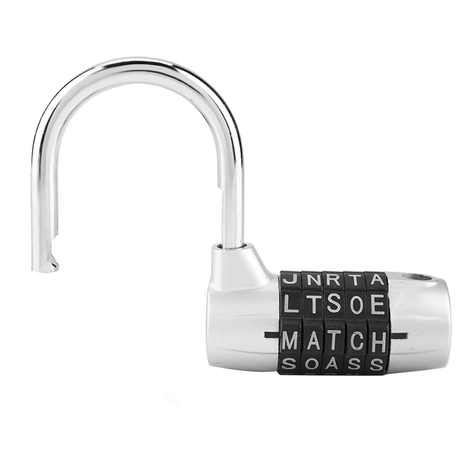 5 Dial Digit Code Combination Padlock Travel Suitcase Gym Locker Security Password Lock