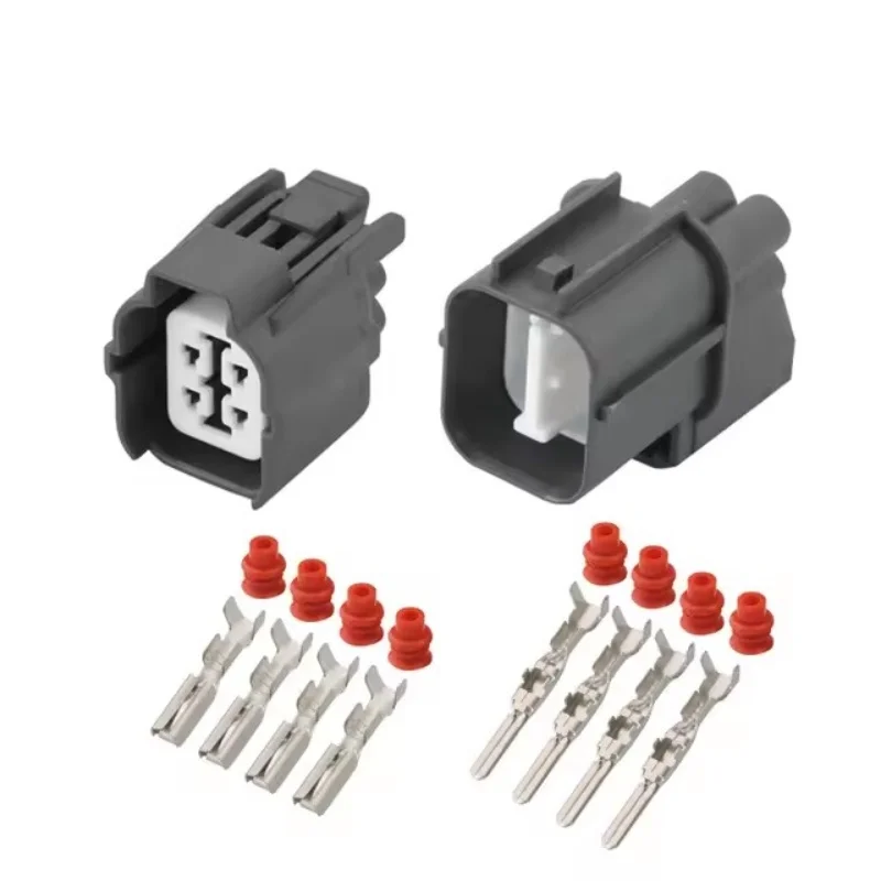 

2 set 4 Pin HW Sealed Auto Connector Light Lamp Motor Socket For Toyota Camry Honda B-Series O2 Sensor Plug 6189-0132 6181-0073