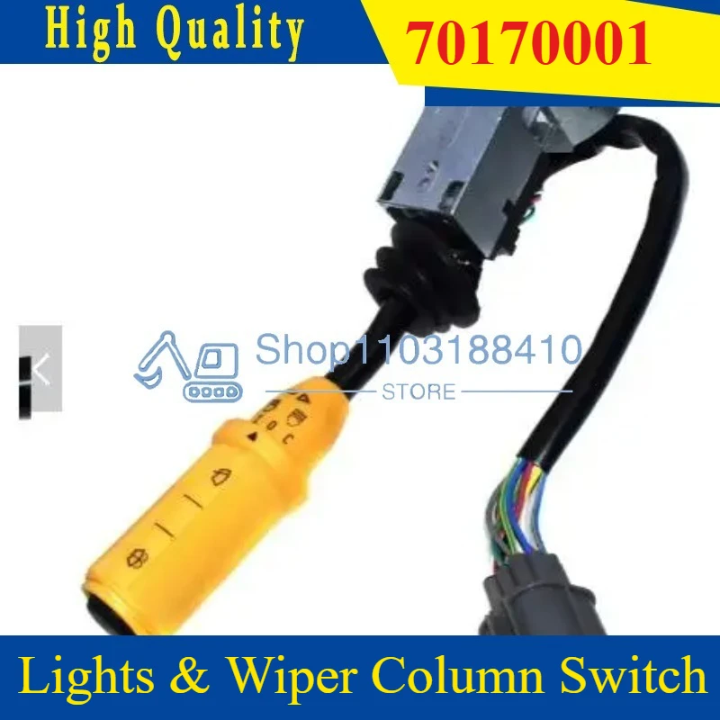 

701/70001 701-70001 70170001 Lights & Wiper Column Switch For JCB 3CX 4CX 1400B 1550B Turn Signal Switch backhoe loader