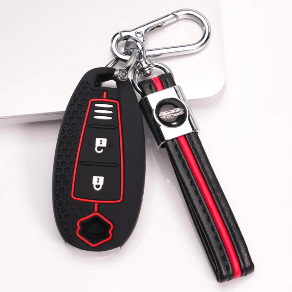 Remote Key Protector With Keychain For Suzuki Swift Vitara SX4 Baleno Ciaz Ertiga Ignis Kizashi S-cross Alivio Dustproof Premium