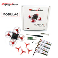 HappyModel Mobula6 1S Crazybee F4 Lite 5A 5.8G 25mW Runcam Nano3 SE0802 KV19000 KV25000 1S 65mm Brushless FPV Tinywhoop Drone