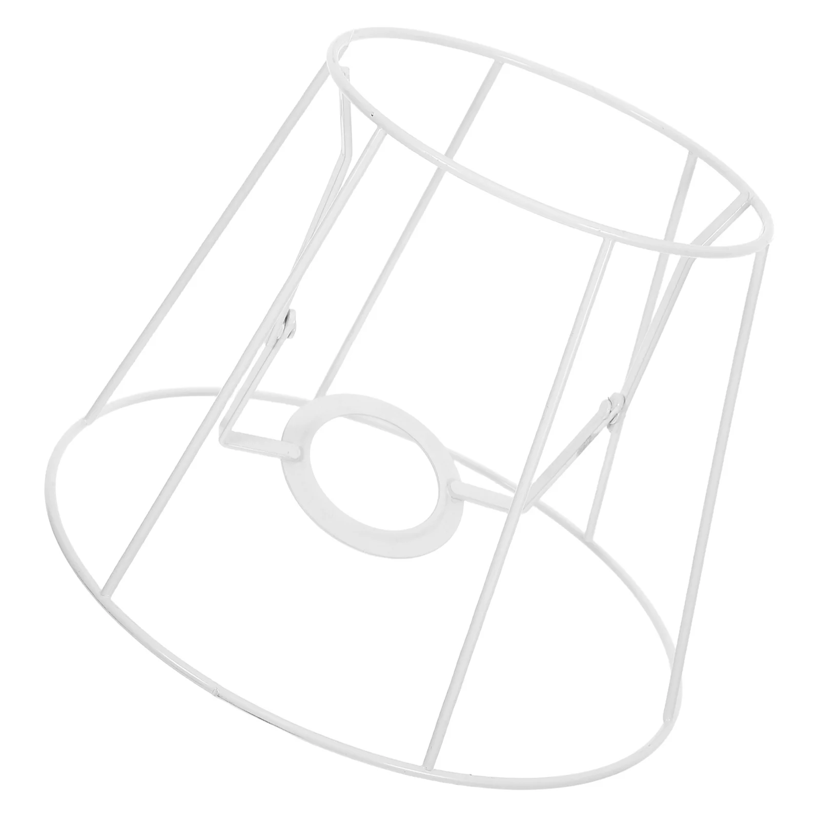 

Lampshade Frame Adapter Metal Wire Ring Holder Iron Easy Clean Modern Home Decor Versatile Shapes Lampshade Kit