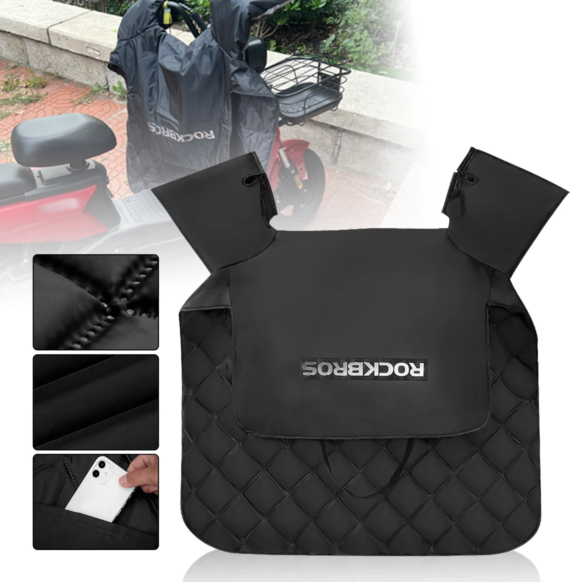 

Чехол для ног скутера, наколенник, теплое одеяло для Vespa GTS, водонепроницаемое ветрозащитное мотоциклетное зимнее одеяло для Honda Peugeot YAMAHA