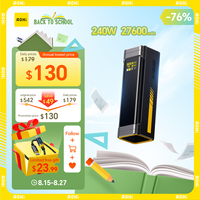 AOHI The Future Starship 240W 27,600mAh LED Display Power Bank with 3FT C-C Cable