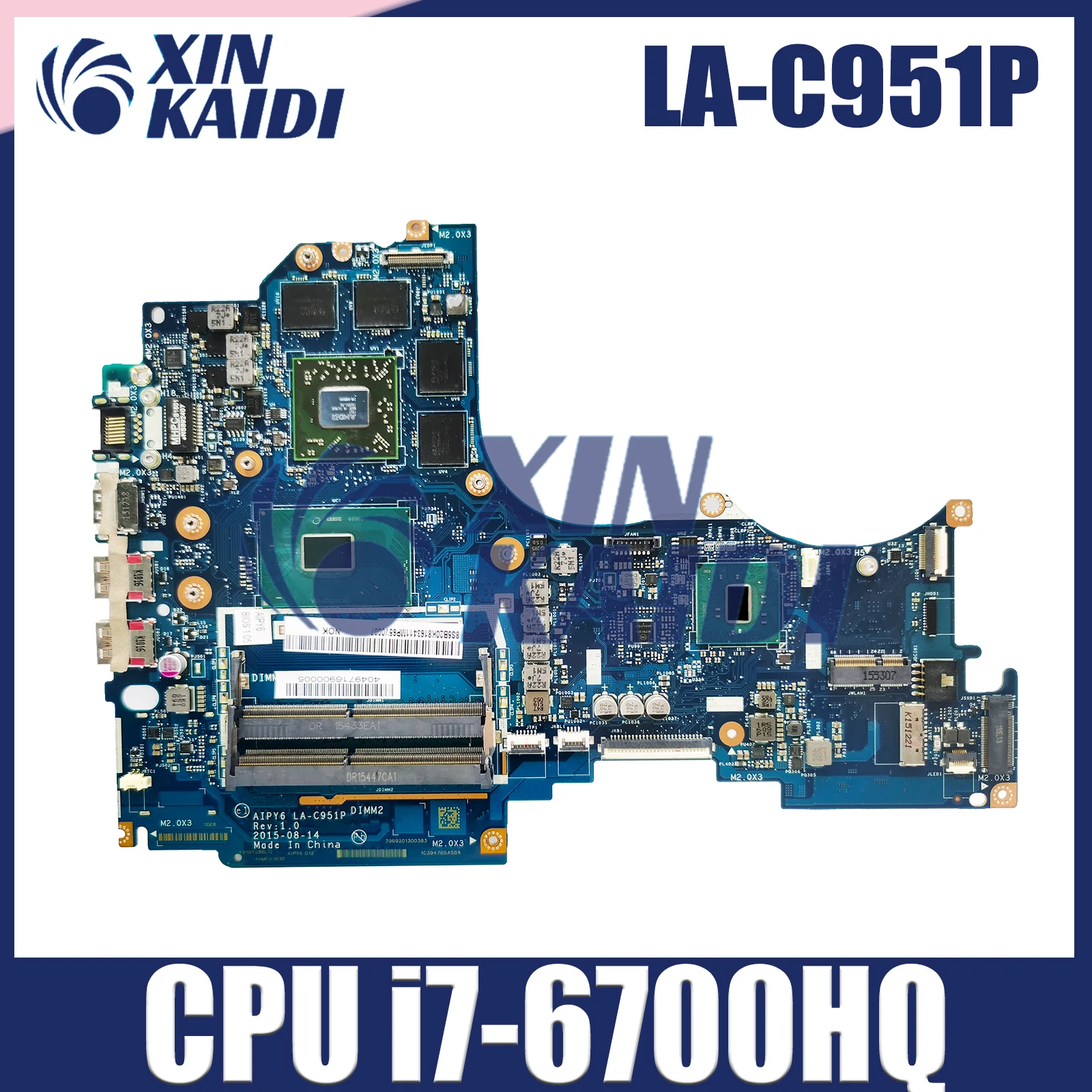 

LA-C951P For LENOVO Ideapad Y700-14ISK LA-C951P Notebook Motherboard 100% Tested Laptop Mainboard