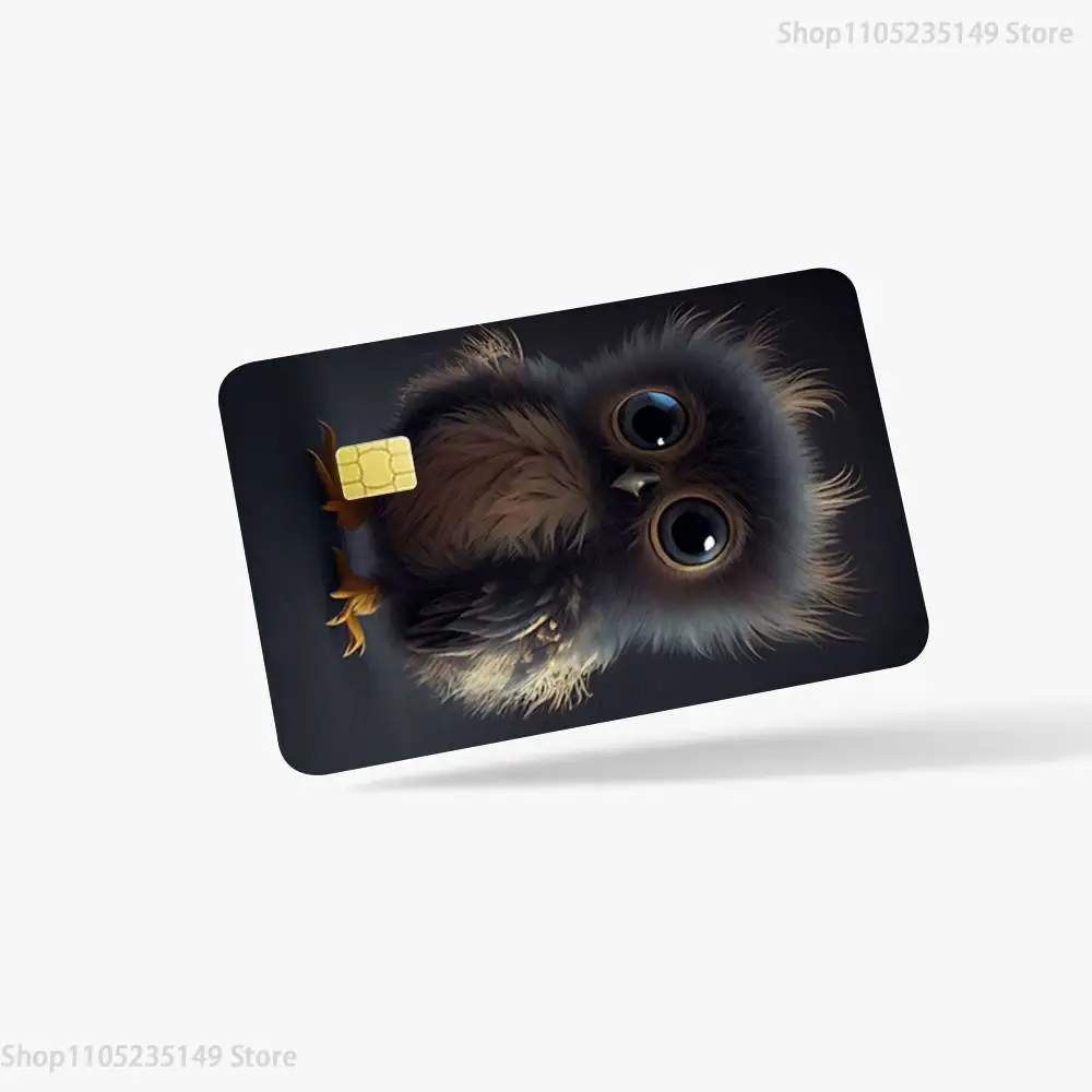 Cute Owl   Card Sticker Diy Decorate Exquisite Bank Card Decals Patch Documents Birthday Gift