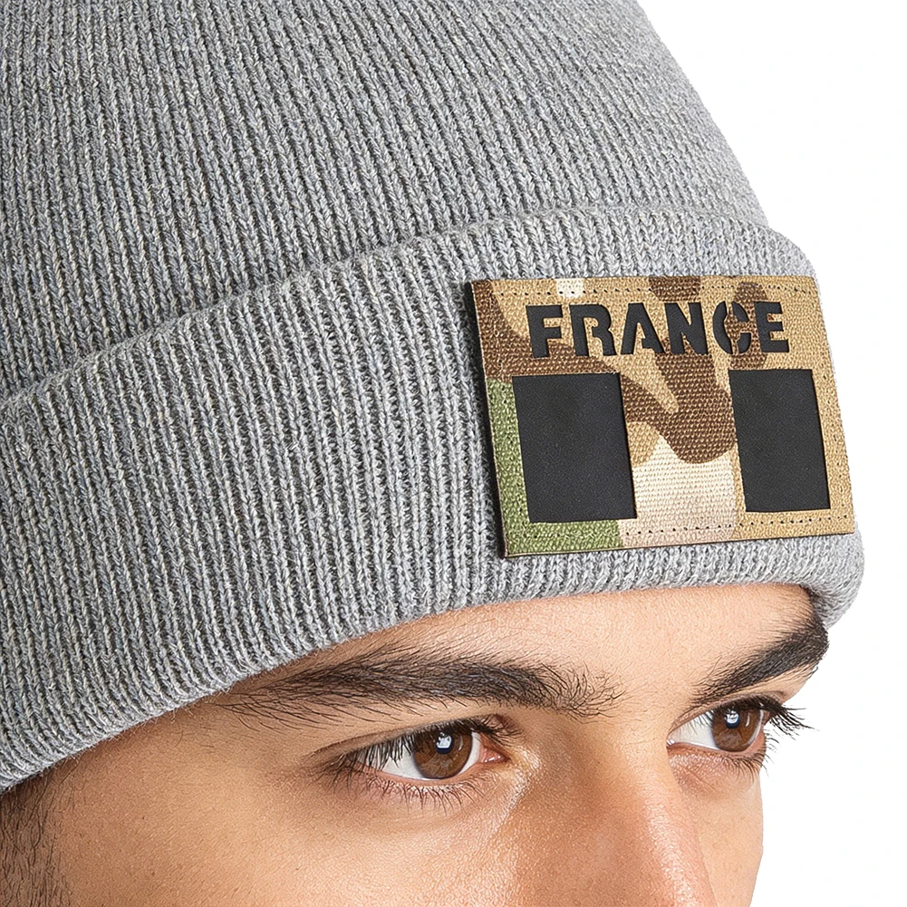 France Flag Camo Tactical Patch Hook and Loop Military Morale Patch for Collectible Gift Gear Decor Supply Wholesale