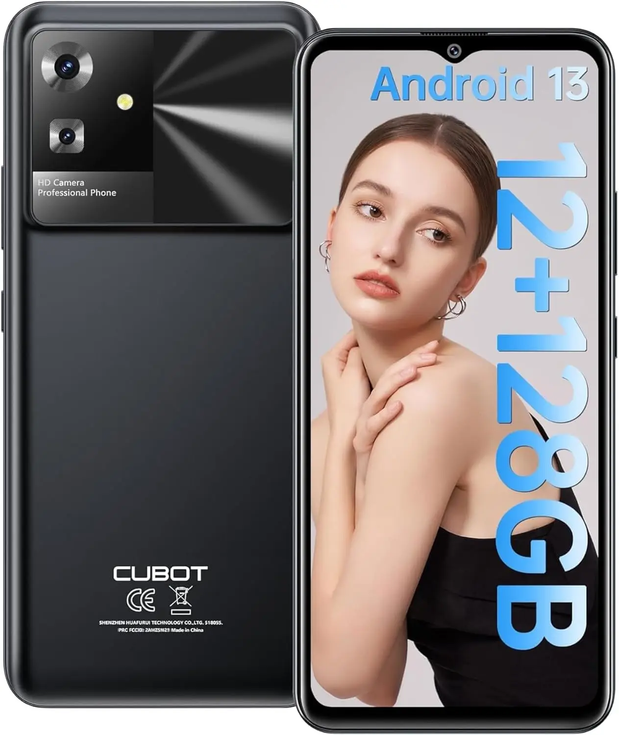 Смартфон CUBOT Note 21–6,5 дюйма HD+, 6 ГБ + 128 ГБ, двойная камера 50 МП, аккумулятор 5200 мАч, Android 13, процессор OctaCore/OTG Смартфон CUBOT Note 21–6,5 дюйма HD+, 6 ГБ + 128 ГБ, двойная камера 50 МП, аккумулятор 5200 мАч, Android 13, процессор OctaCore/OTG